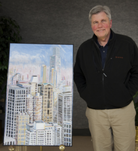 Looking Down on Chicago by Richard Adams