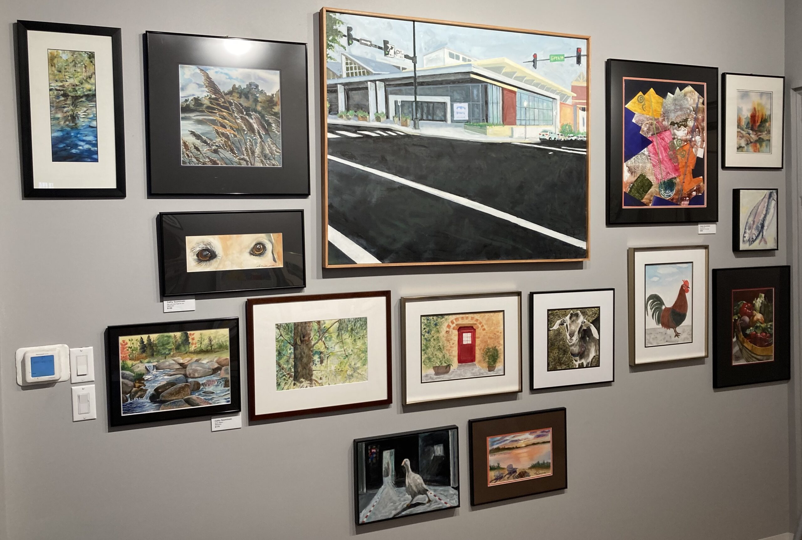 FAF displays work at KickstART Gallery